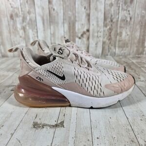 Nike Women’s Air Max 270 Sneakers - Blush Pink, White, Black